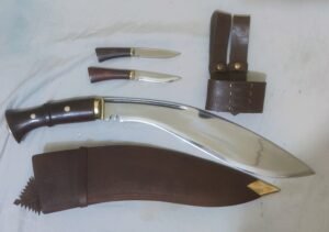 MK2 kukri chopping wood