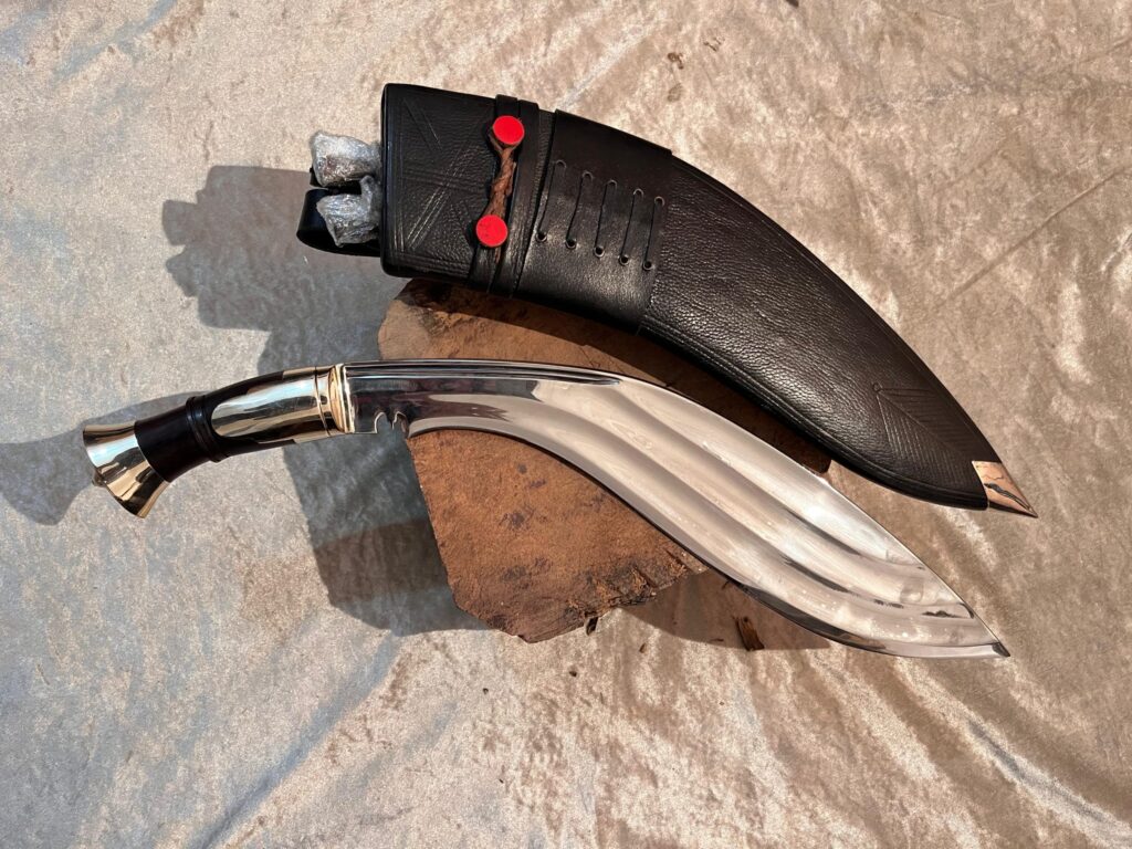 Tin Chira Khukri handforged by Himalayan Blades,