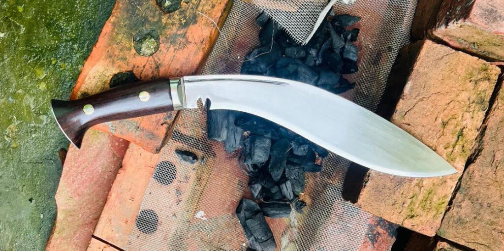 Best Kukri knife M43 placed on forged in Nepal, best kukri knife in Nepal
