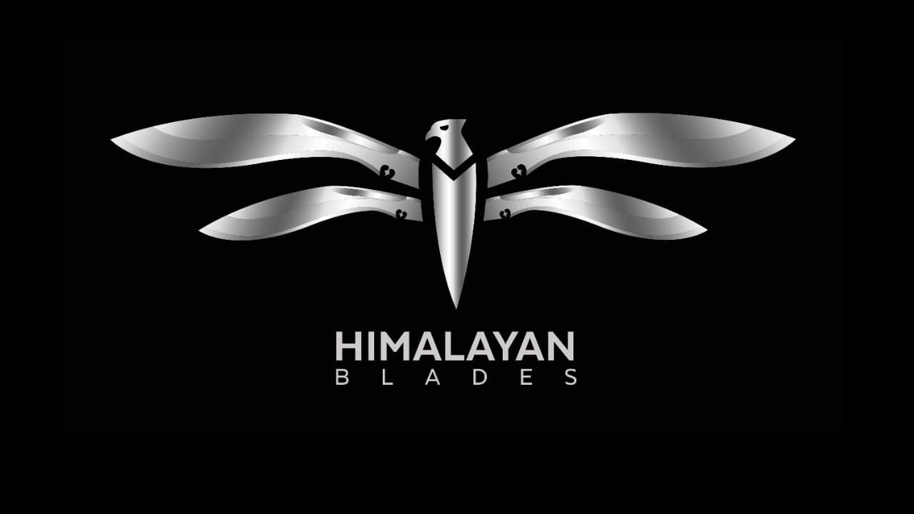 Himalayan Blades logo as kukri wings