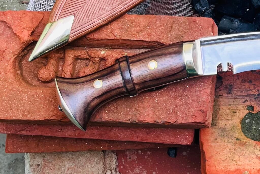 MK2 Kukri tang with 2 rivet forged at himalayan blades, himalayan imports