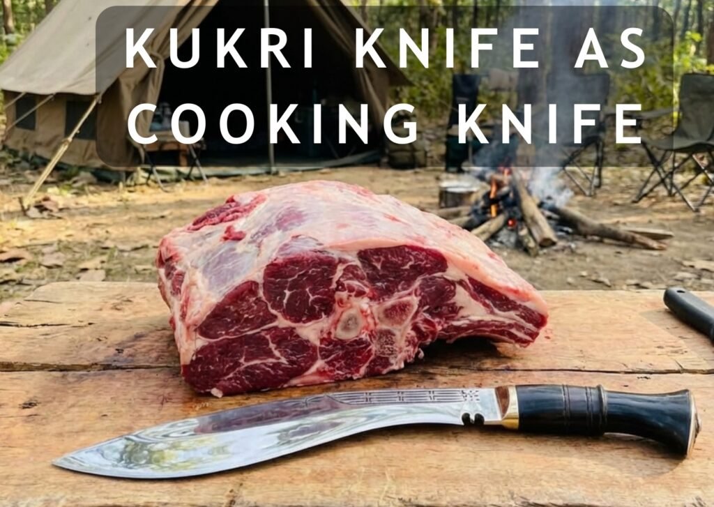 Kukri knife for cooking