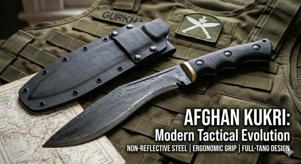 The Afghan kukri knife