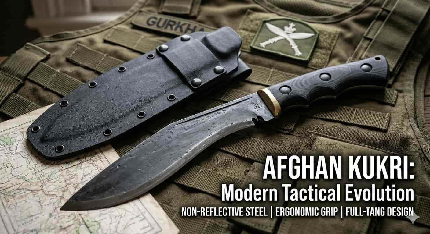 The Afghan kukri knife