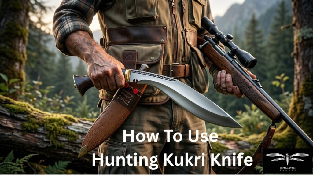 Hunting kukri knife