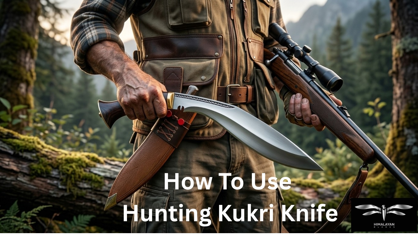 Hunting kukri knife