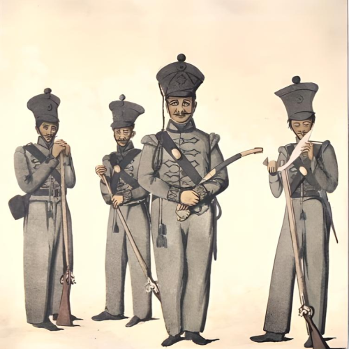 Gurkhas with their Khukuris, Subathu Regiment